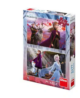 Hračky puzzle DINO - Frozen II 2X77 Puzzle