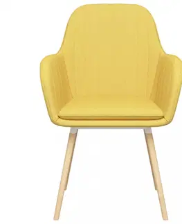 Židle Jídelní židle 4 ks látka / bukové dřevo Dekorhome Šedohnědá taupe