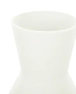 Dekorativní vázy AmeliaHome Keramická váza Giara krémová, velikost 10x10x24