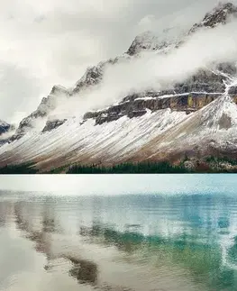 Obrazy přírody a krajiny Obraz jezero poblíž nádherné hory