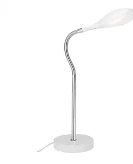 Stolní lampy do kanceláře BRILONER LED stolní lampa, 40 cm, 4,5 W, bílé BRILO 7505-016
