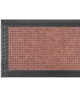Koberce a koberečky Boma Trading Rohožka hnědá, 45 x 75 cm
