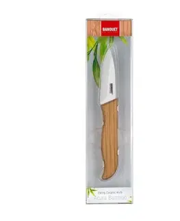 Kuchyňské nože Banquet Keramický nůž praktický Acura Bamboo, 18 cm