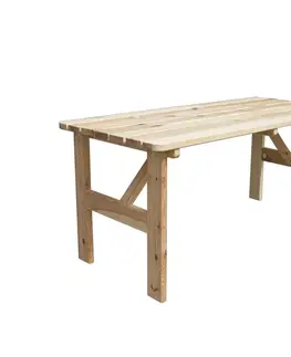 Zahradní stolky VIKING stůl - 150cm 180cm 200cm ROJAPLAST 200x70 cm