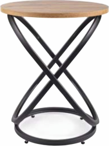 Konferenční stolky Kasvo ESO E 45 (EOS) konferenční stolek dub artisan / černé nohy