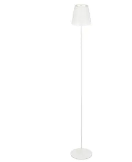 LED stojací lampy BRILONER LED nabíjecí stojací svítidlo 130 cm 3,5 W 400lm bílé BRILO 1438016