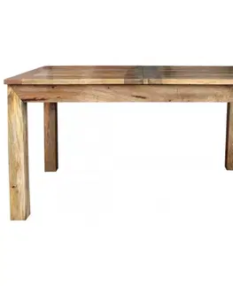 Jídelní stoly Rozkládací stůl Hina 140/180x90 z mangového dřeva