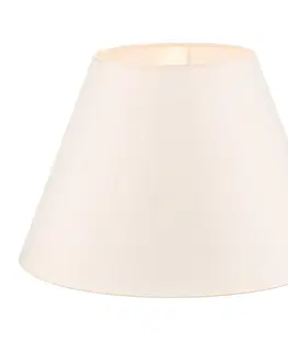 Stínidlo na lampu Duolla Stínidlo Sofie výška 31 cm, ecru/bílá