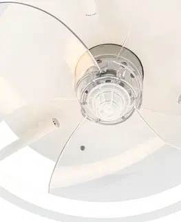 Stropni vetrak Stropní ventilátor bílý včetně LED s dálkovým ovládáním - Kees