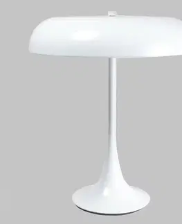 Stolní lampy Aluminor Bíle lakovaná stolní lampa Madison