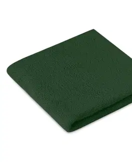 Ručníky AmeliaHome Sada 3 ks ručníků FLOSS klasický styl tmavě zelená, velikost 30x50+50x90+70x130