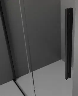 Sprchové kouty MEXEN/S Velar sprchový kout 160 x 80, transparent, černá 871-160-080-01-70