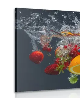 Obrazy jídla a nápoje Obraz ovoce ve vodě