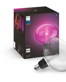 LED žárovky Philips HUE WACA Ellipse LED žárovka E27 6,5W 500lm 2000-6500K RGB IP20