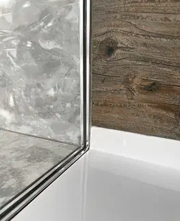 Sprchové zástěny Polysan ARCHITEX LINE sada pro uchycení skla, podlaha-stěna-strop, max. š. 1600 mm, leštěný hliník AL2816