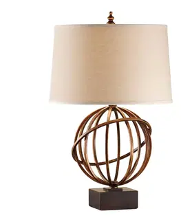 Stolní lampy FEISS Textilní stolní lampa Spencer, top design