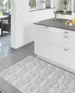 Běhouny Světle šedý koberec do kuchyně