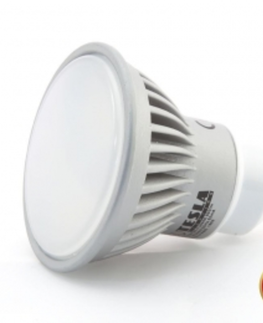 LED žárovky TESLA - LED žárovka GU10, 7W, 230V, 550lm, 25 000h, 3000K teplá bílá, 100° GU100730-4