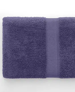 Ručníky Bavlněný ručník DecoKing Bira fialový, velikost 70x140