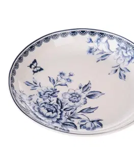 Talíře Porcelánový hluboký talíř Blue Rose, 14,5 cm