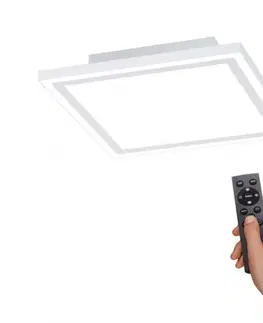 LED světelné panely LEUCHTEN DIREKT is JUST LIGHT LED panel svítidlo, stropní svítidlo, bílé, stmívatelné, CCT nastavení teploty barvy 3000-5000K