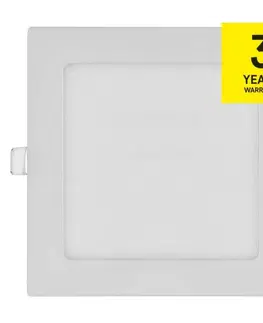 Bodovky do podhledu na 230V EMOS LED podhledové svítidlo NEXXO bílé, 17,5 x 17,5 cm, 12,5 W, neutrální bílá ZD2135