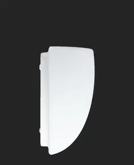 Klasická nástěnná svítidla OSMONT 59733 LYRA 1 nástěnné skleněné svítidlo bílá IP43 4000 K 13W LED