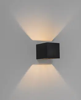 Nastenna svitidla Moderní nástěnná lampa černá - Transfer