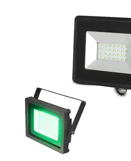 Svítidla  LED Reflektor LED/20W/230V IP65 zelené světlo 