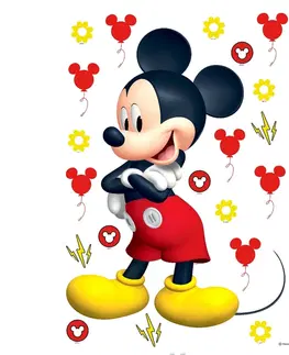 Samolepky na zeď Samolepicí dekorace Mickey Mouse 42,5 x 65 cm
