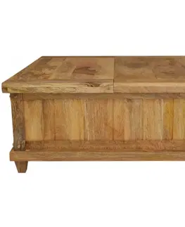 Konferenční stolky Konferenční stolek Devi 90x40x90 z mangového dřeva