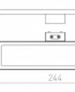 Přisazená nábytková svítidla RED - DESIGN RENDL RENDL SAVOY 24 na skříňku chrom 230V LED 8W IP44 3000K R12399