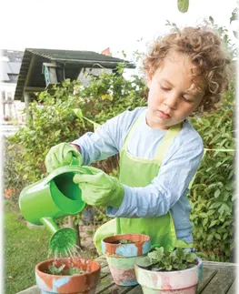 Hry na zahradu Bigjigs Toys Zahradní rukavice NOIS zelené