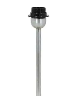 Lampy Stříbrná kovová základna ke stolní lampě Ternate - 10*10*27 cm / E27 Light & Living 7033774