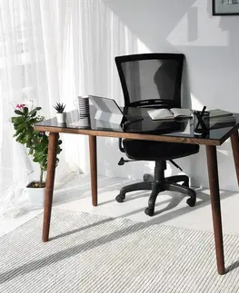 Kancelářské a psací stoly Psací stůl COZY ořech