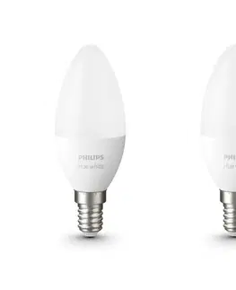 LED žárovky Philips HUE 8718699671273 Hue Bluetooth set 2x LED žárovka white E14 5,5W 470lm 2700K
