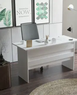 Kancelářské a psací stoly Psací stůl VARIO bílý