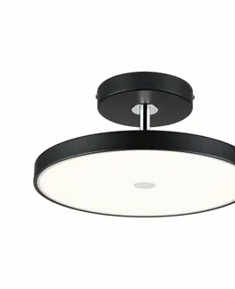 Chytré osvětlení PAULMANN LED stropní svítidlo Smart Home Zigbee 3.0 Hildor 2700K 230V 25W stmívatelné černá mat/chrom