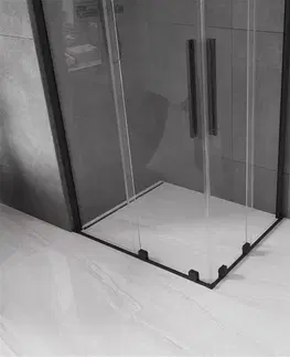 Sprchové kouty MEXEN/S Velar Duo čtvercový sprchový kout 90 x 80, transparent, černá 871-090-080-02-70