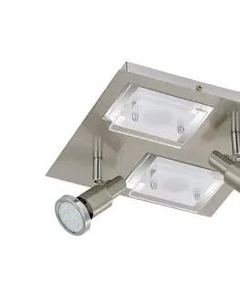 LED osvětlení Briloner Briloner 2879-042 - LED Stropní svítidlo COMBINATA 2xGU10/3W + 2xLED/5W/230V 