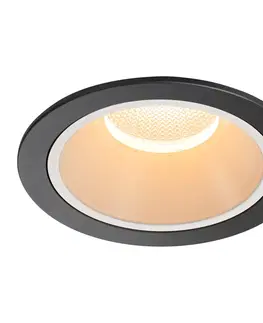 LED podhledová svítidla SLV BIG WHITE NUMINOS DL XL vnitřní LED zápustné stropní svítidlo černá/bílá 2700 K 40° 1003989