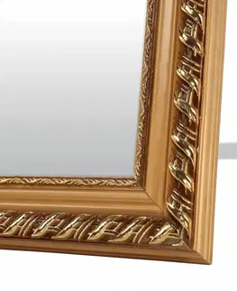 Zrcadla Stojanové zrcadlo LAVAL Tempo Kondela Bílá / zlatá