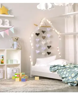 Dětské postýlky Kocot kids Dětská postel Bella bílá, varianta 90x200, bez šuplíků, bez matrace