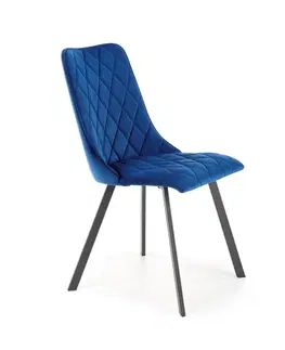 Židle Jídelní křeslo K450 Halmar Modrá