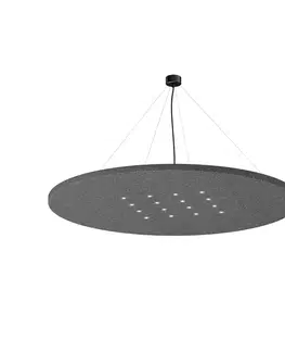 Závěsná světla LED-Works Austria LEDWORKS Sono-LED Round 16 závěs 940 38° šedá