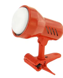 Lampičky Lampička s klipem Temar E27 velká červená