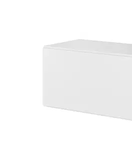 Regály a poličky Artcam Skříňka ROCO RO-3 roco: korpus bílý mat / okraj bílý mat / dvířka bílý mat