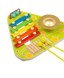 Hračky LUCY & LEO - 180 Hudební panel - dřevěná multifunkční hudební hračka