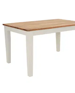 Jídelní stoly Jídelní stůl Retro 140x90 z mangového dřeva