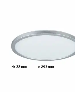 LED stropní svítidla PAULMANN LED Panel Atria Shine kruhové 293mm 2000lm 4000K matný chrom